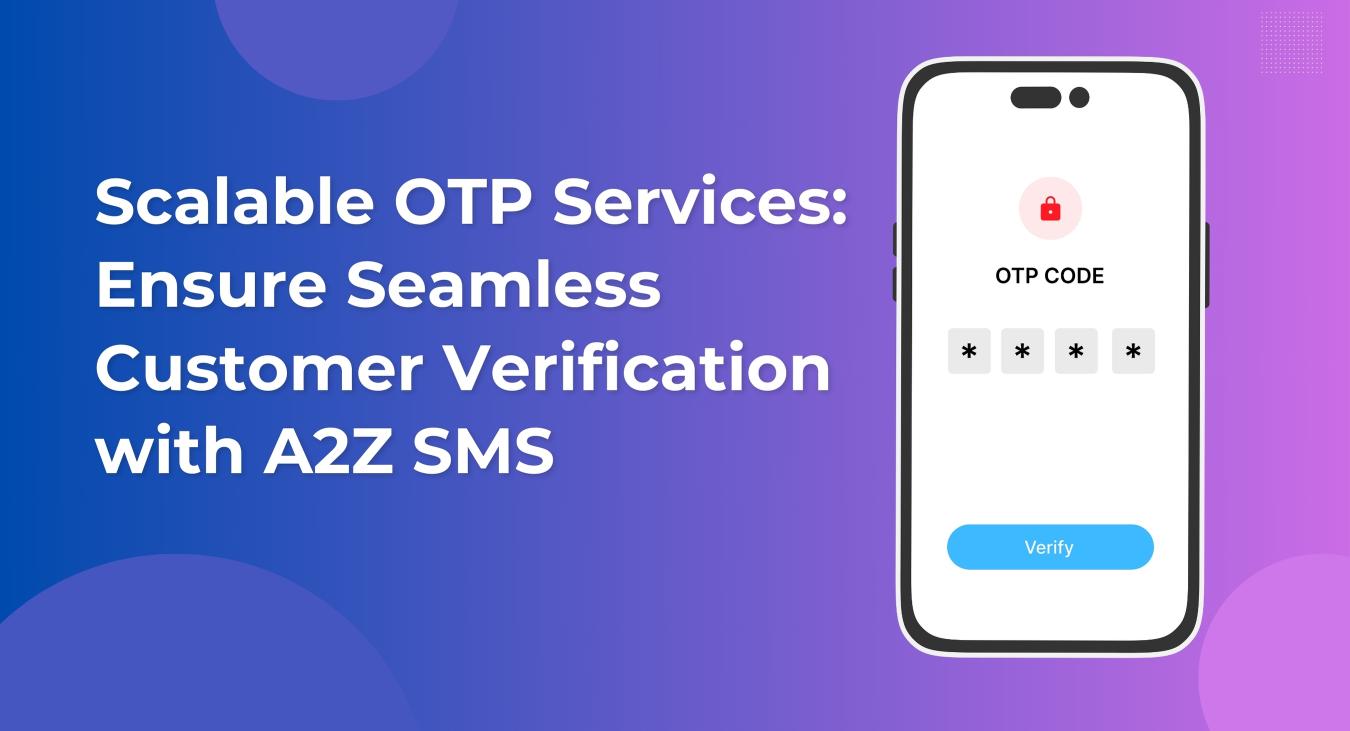 Scalable OTP Services for Secure Customer Verification A2Z SMS 